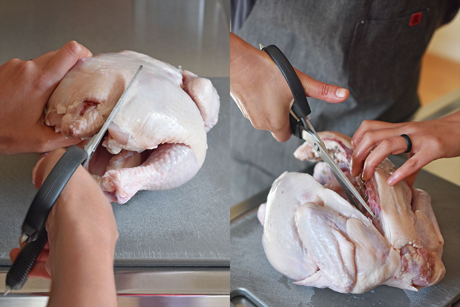 Spatcocked Chicken with Herb Butter by Michelle Tam http://nomnompaleo.com