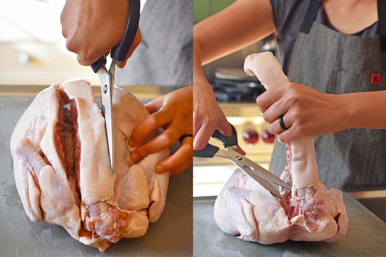 Spatcocked Chicken with Herb Butter by Michelle Tam http://nomnompaleo.com