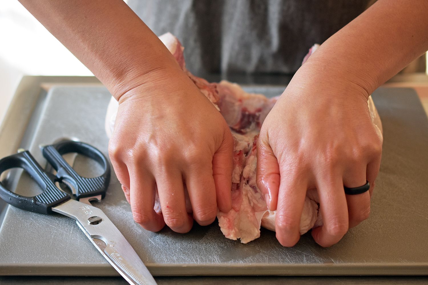 Spatcocked Chicken with Herb Butter by Michelle Tam http://nomnompaleo.com