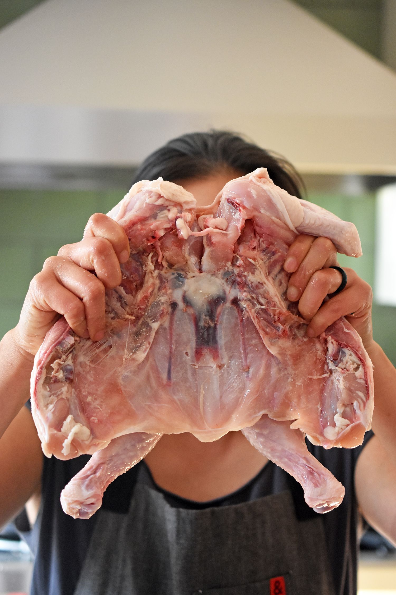 Spatcocked Chicken with Herb Butter by Michelle Tam http://nomnompaleo.com