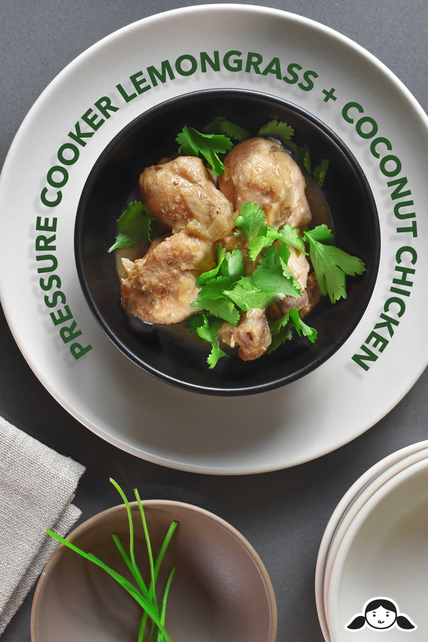 Pressure Cooker Lemongrass + Coconut Chicken by Michelle Tam http://nomnompaleo.com