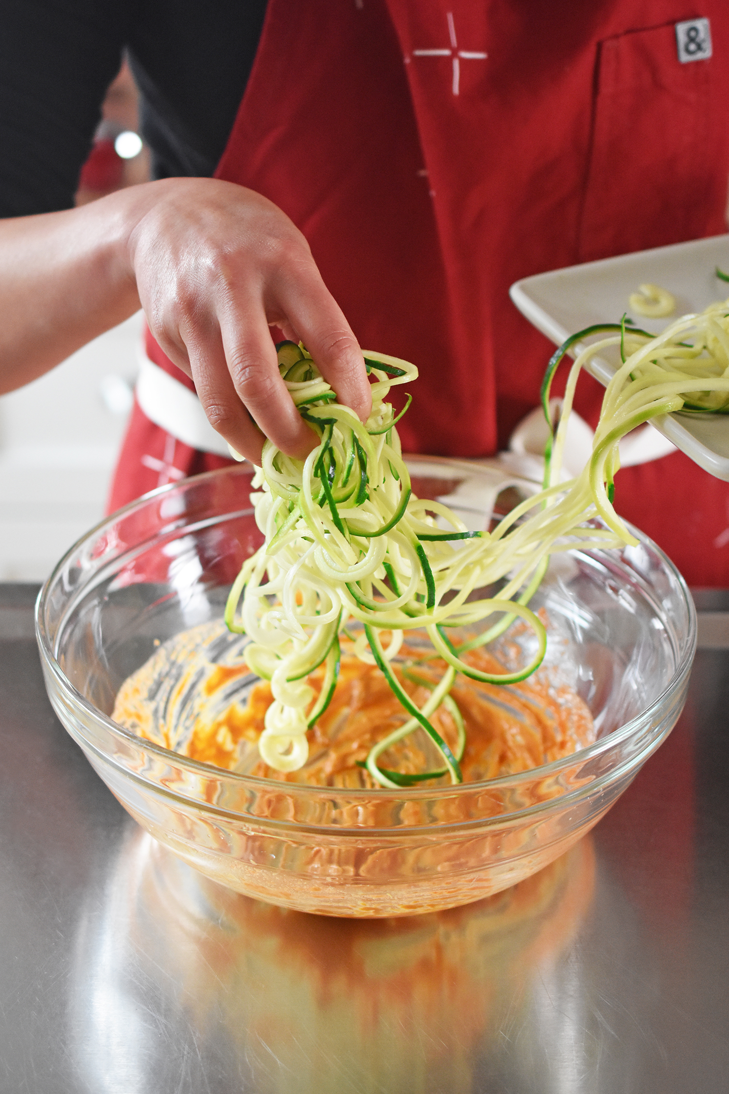 Spicy Thai Chicken Zoodle Salad by Michelle Tam http://nomnompaleo.com