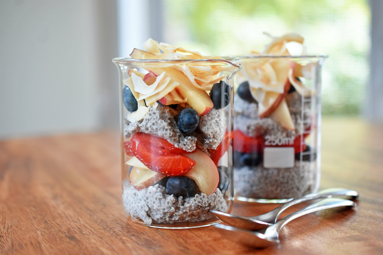 Coconut Chia Pudding by Michelle Tam http://nomnompaleo.com