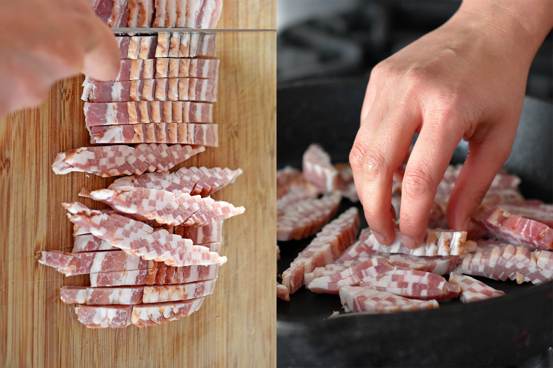 Crispy Swoodles with Bacon by Michelle Tam http://nomnompaleo.com