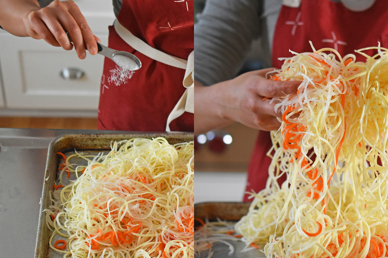 Crispy Swoodles with Bacon by Michelle Tam http://nomnompaleo.com
