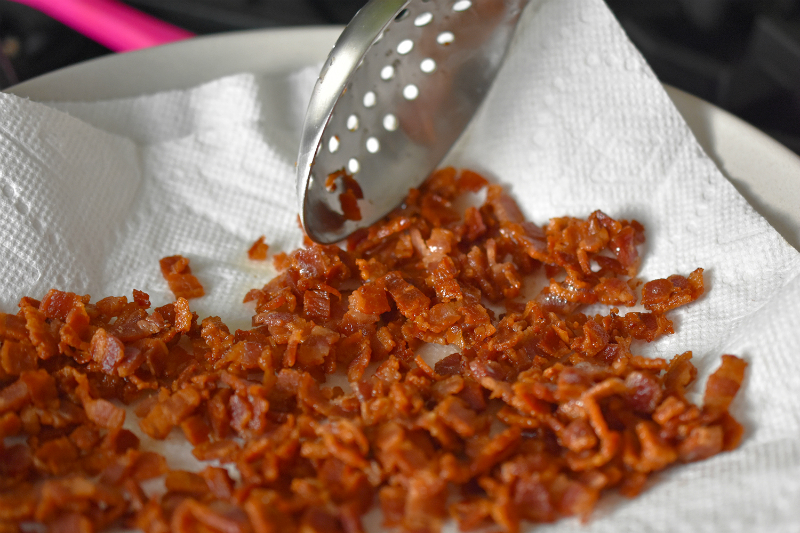 Crispy Swoodles with Bacon by Michelle Tam http://nomnompaleo.com