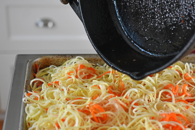 Crispy Swoodles with Bacon by Michelle Tam http://nomnompaleo.com